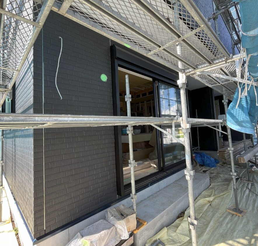 野﨑のお家ができるまで：お家の顔を造る！外壁工事編